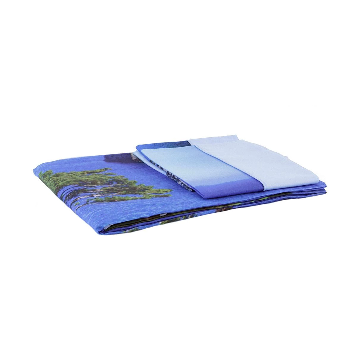 Parure Copripiumino Capri Di Pierre Cardin Stampa Digitale Matrimoniale Q456 - immagine 3