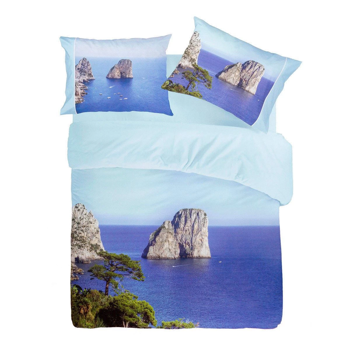 Parure Copripiumino Capri Di Pierre Cardin Stampa Digitale Matrimoniale Q456