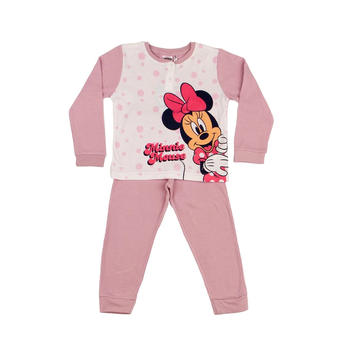 Pigiama Bambina Minnie Disney In Caldo Cotone 0706 J675 - immagine 3