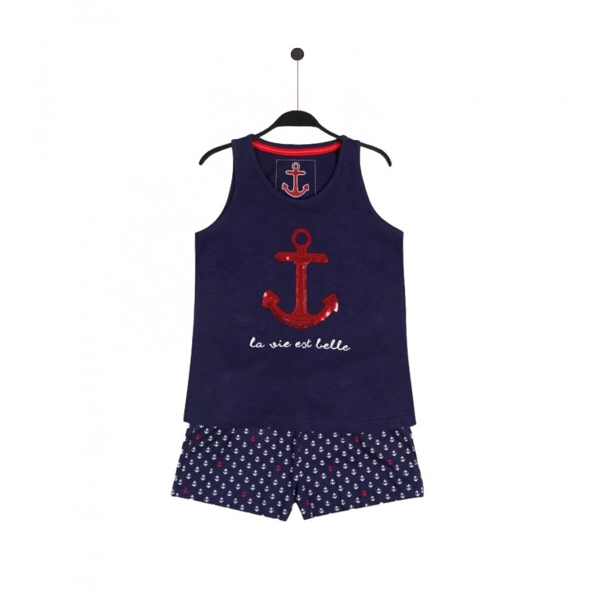 Pigiama Bambina/ragazza Estivo La Vie Est Belle In Cotone 55224 K372