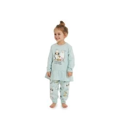 Pigiama Bambina/ragazza Sorriso Di Happy People In Caldo Cotone 5413 W150