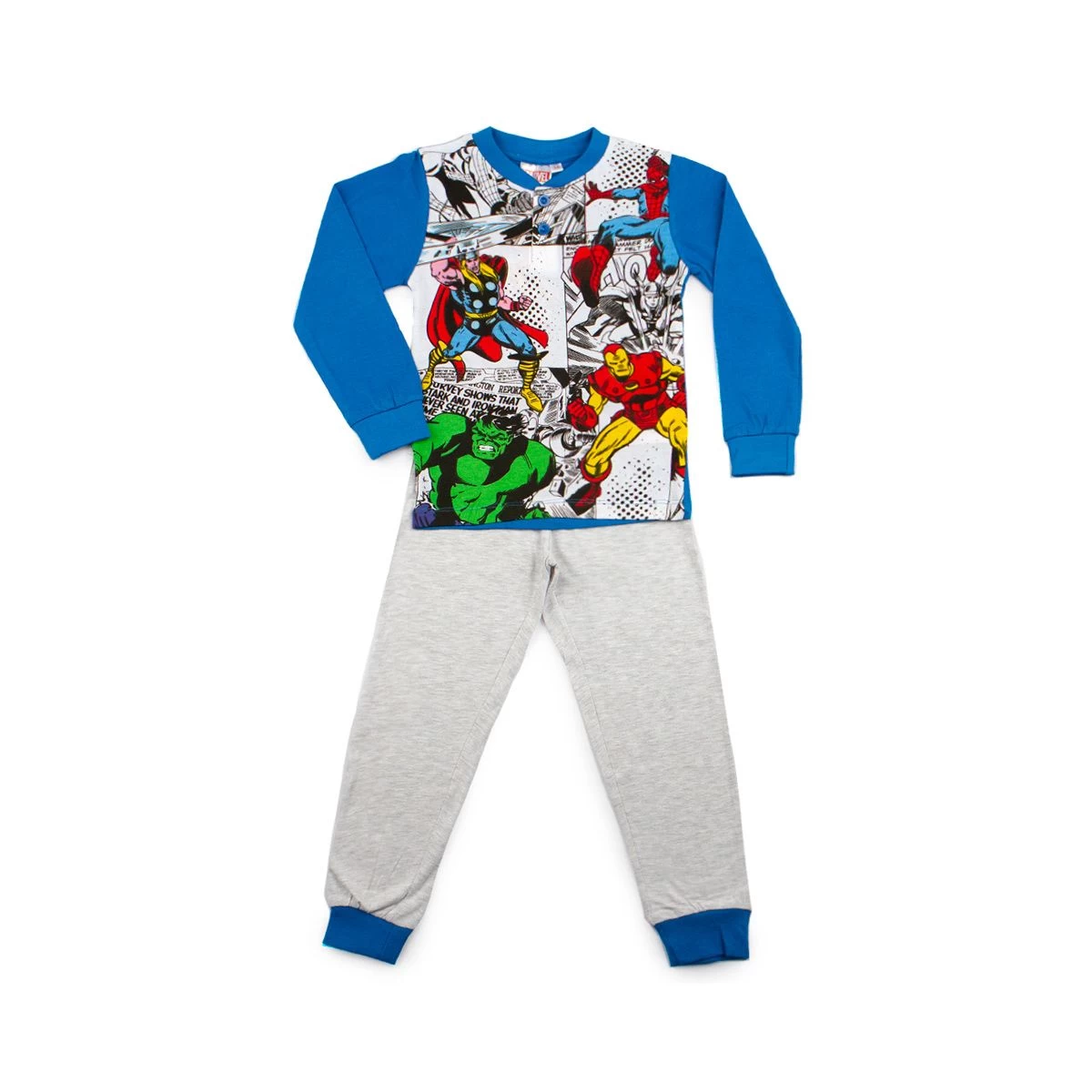 Pigiama Bambino Comics Marvel In Cotone MV16205 Y281 - immagine 3