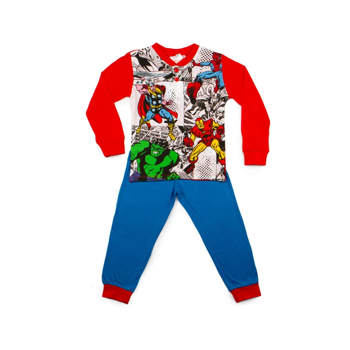 Pigiama Bambino Comics Marvel In Cotone MV16205 Y281 - immagine 2