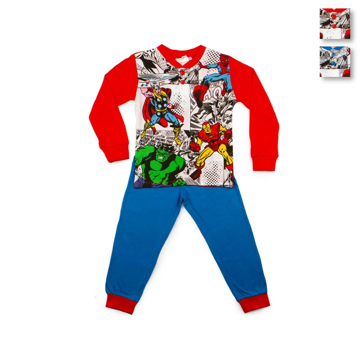 Pigiama Bambino Comics Marvel In Cotone MV16205 Y281