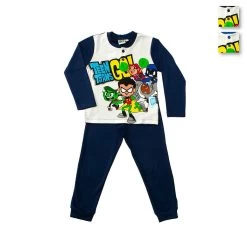 Warner Bros Pigiama Bambino Teen Titans Go WB In Caldo Cotone WE900209 W511