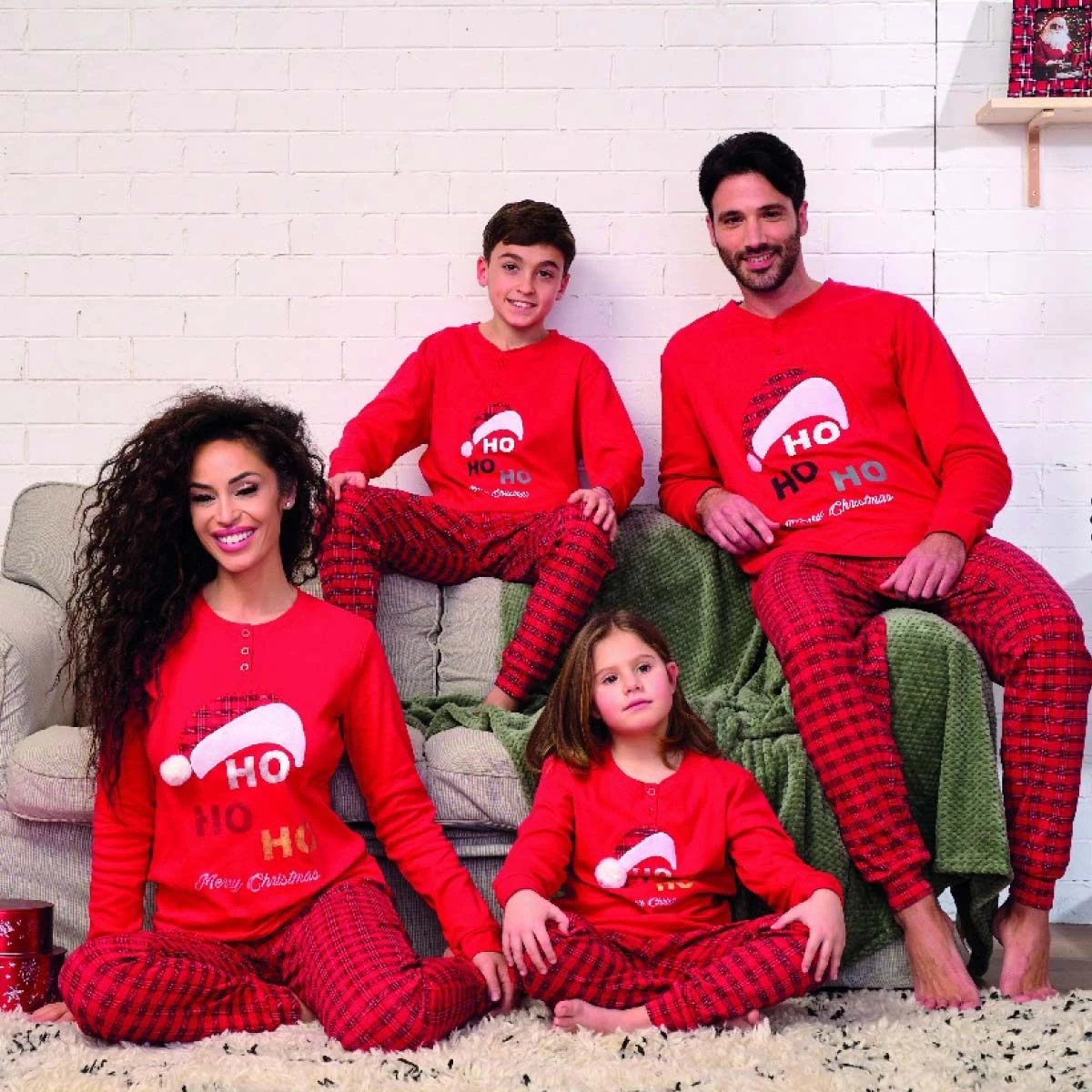 Pigiama Bambino/ragazzo Natalizio Oronero In Caldo Cotone ODNB25 X010 - immagine 3