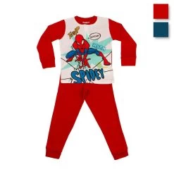 Pigiama Bambino Spiderman Marvel In Caldo Cotone 0704 J673