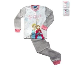 Pigiama Bambina Frozen Disney In Felpa DGW1879 V190