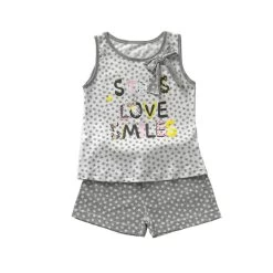 Pigiama Corto Bambina Estivo Babyvip J3993/11 V629