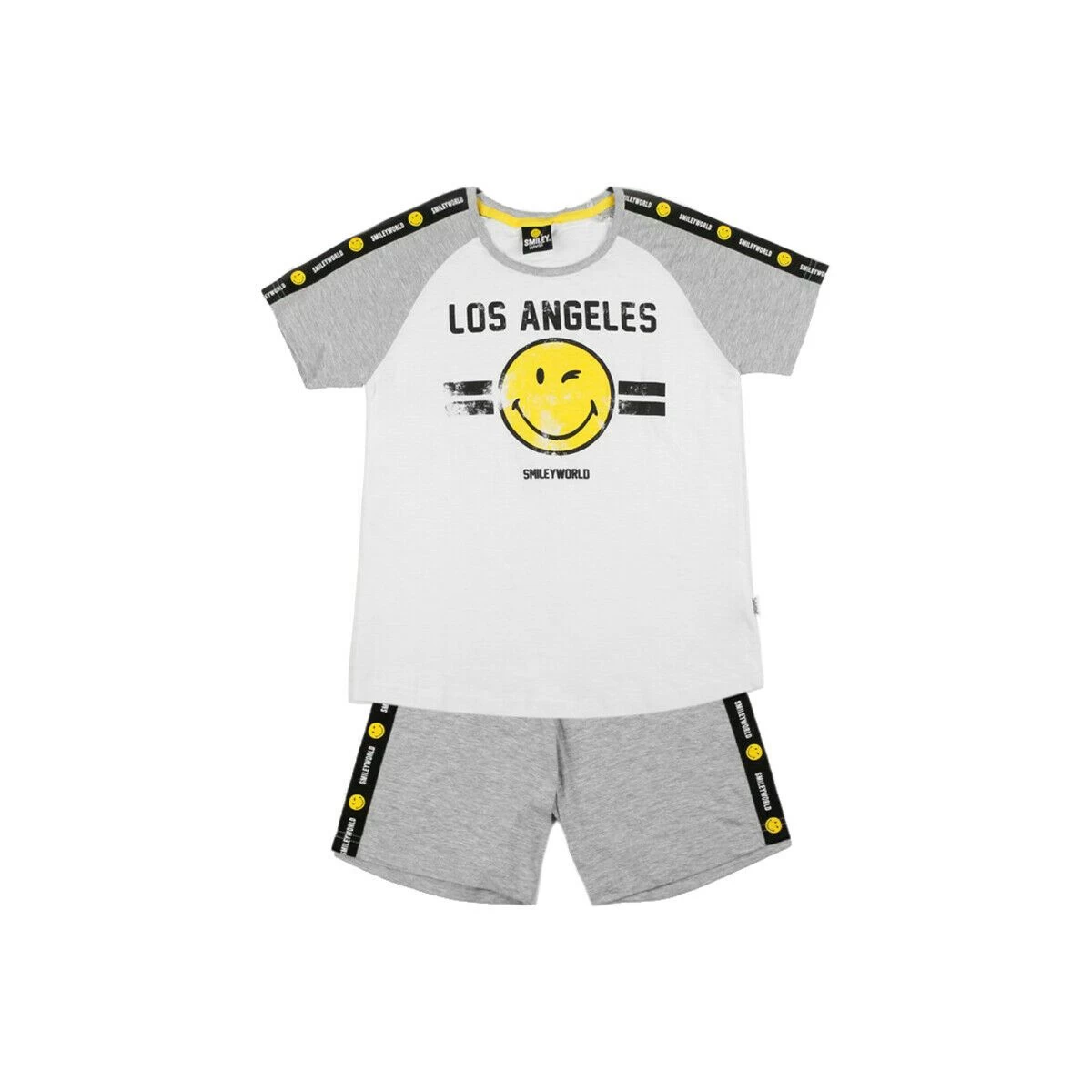 Pigiama Bambino/ragazzo Corto Smiley 54723 In Cotone Z195