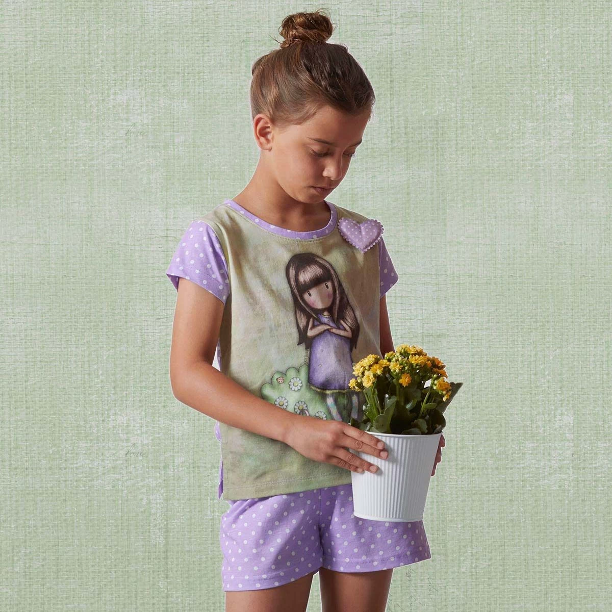 Pigiama Bambina/ragazza Estivo Garden Grow Gorjuss 55623 W967 - immagine 5