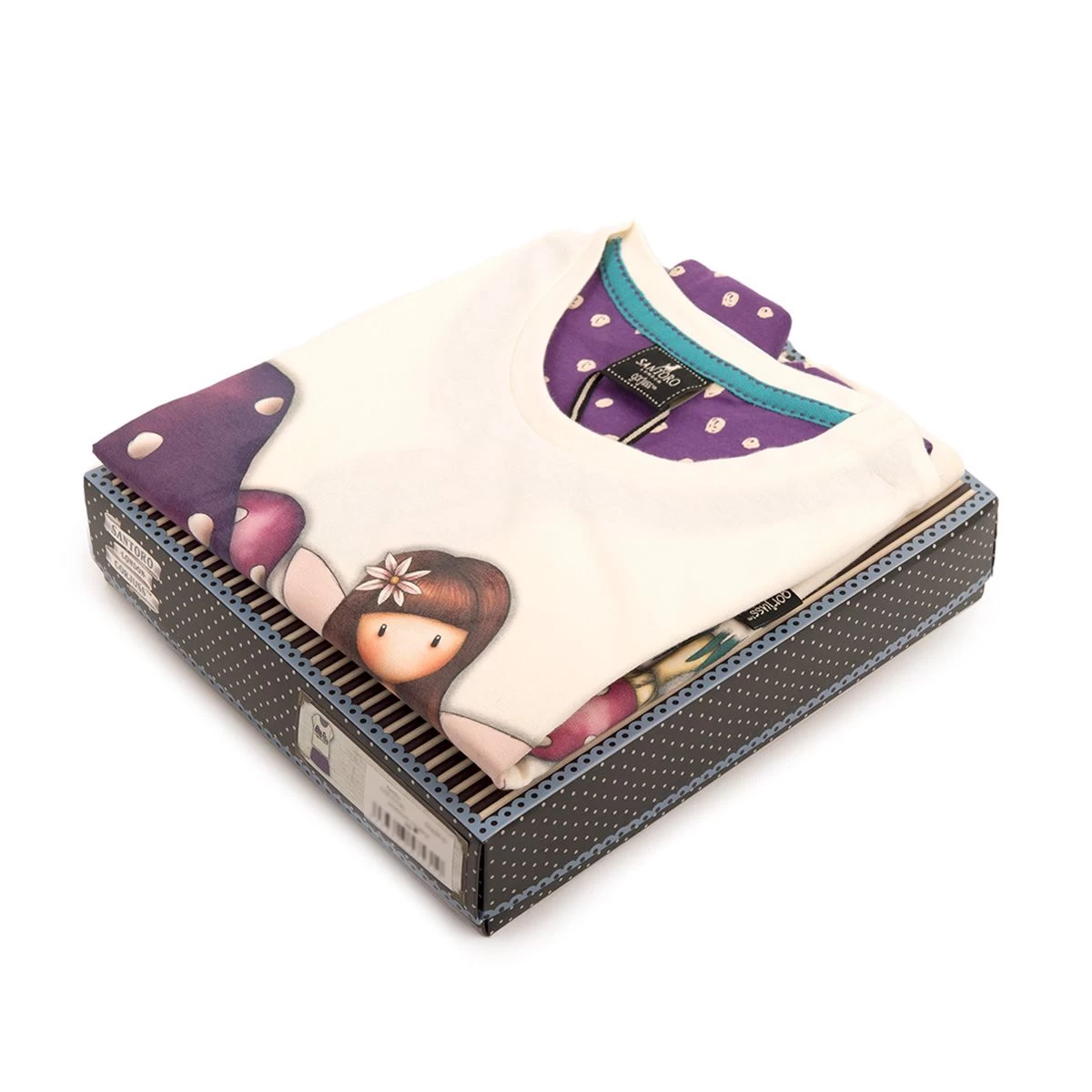 Pigiama Bambina/ragazza Estivo Faerie Folk Gorjuss In Cotone 55629 W965 - immagine 6