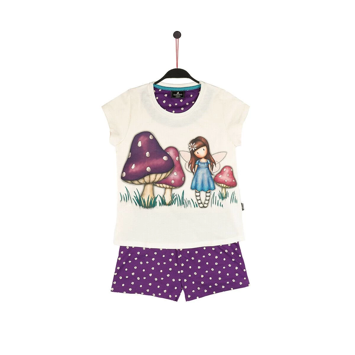 Pigiama Bambina/ragazza Estivo Faerie Folk Gorjuss In Cotone 55629 W965
