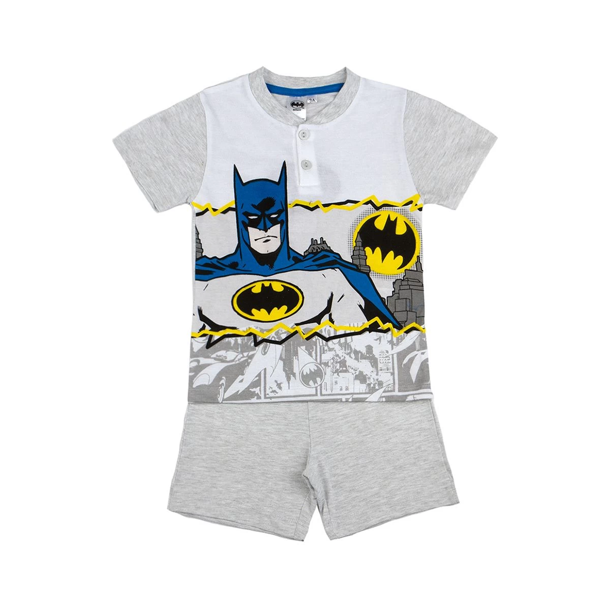 Pigiama Bambino Estivo Batman In Cotone WE16216 Y739 - immagine 3