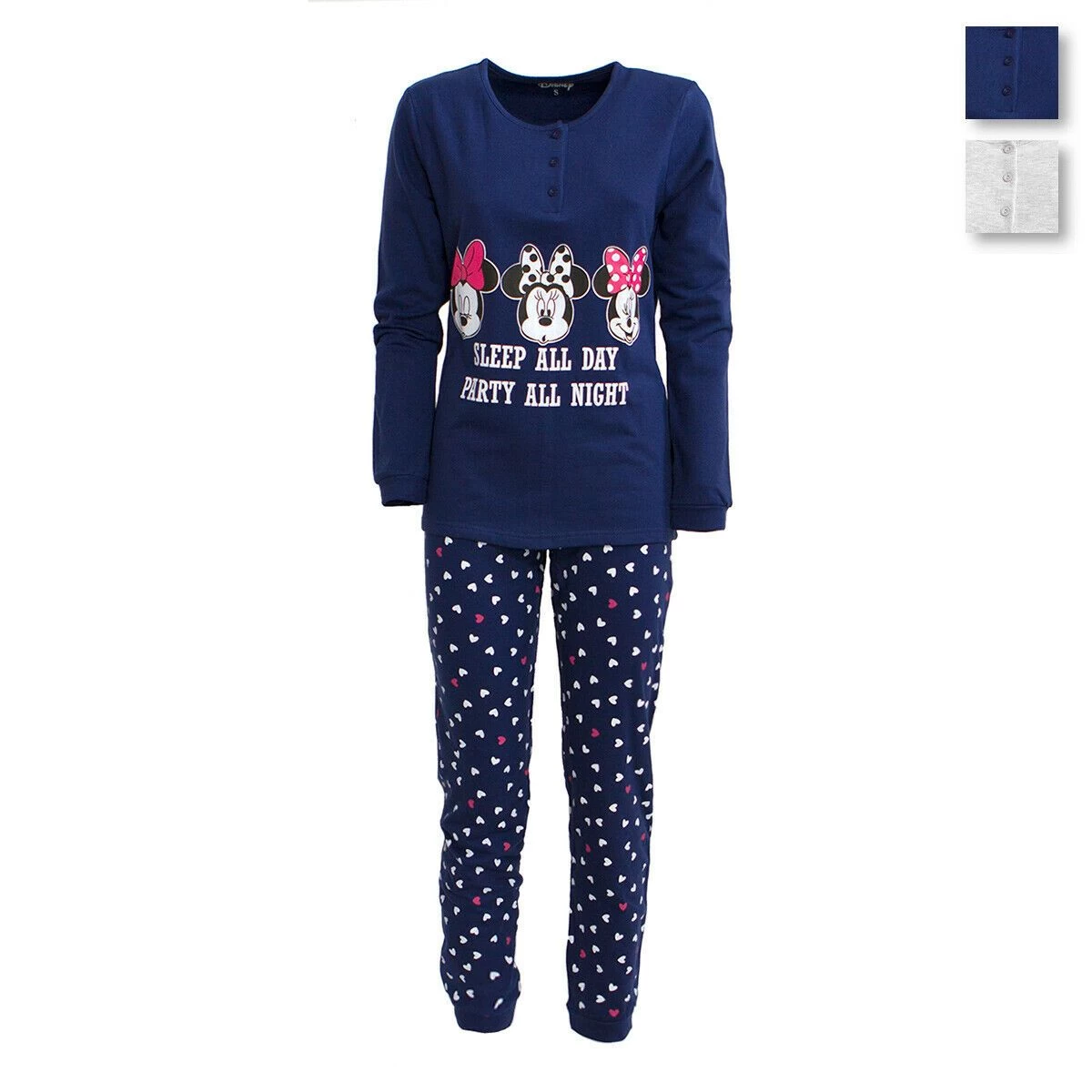 Pigiama Donna Disney In Caldo Cotone WD20646 V370