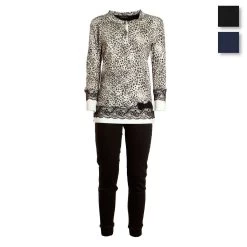 Pigiama Donna Exclusive In Caldo Cotone P1363 W526