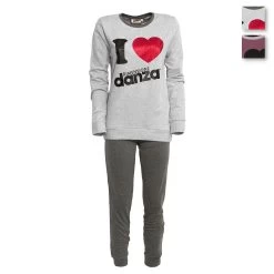 Pigiama Donna Dimensione Danza In Felpa DD20110 V612