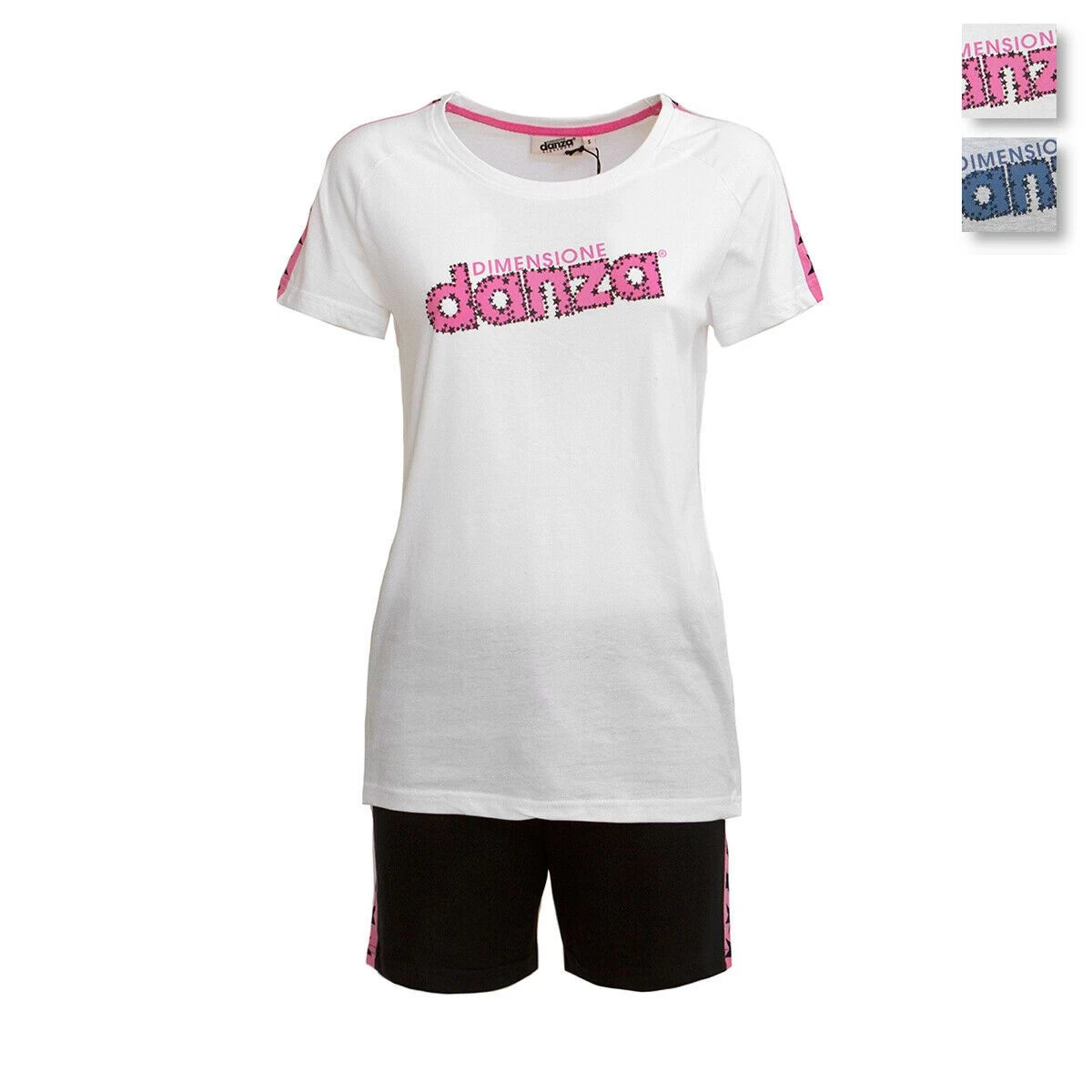 Pigiama Donna Estivo Dimensione Danza In Jersey Di Cotone DD20084 Z117
