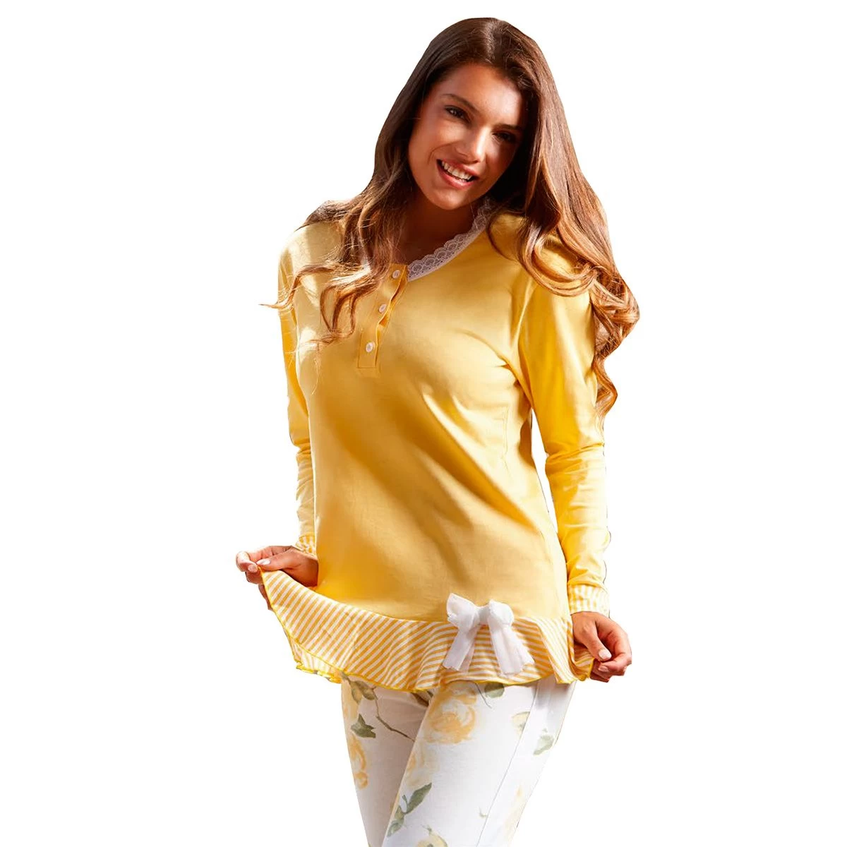 Pigiama Donna Exclusive In Cotone P1437 K174 - immagine 2