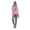 Pigiama Donna Northen Lights Gorjuss In Caldo Cotone 56609 J706