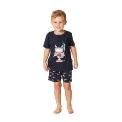Pigiama Corto Bambino/ragazzo Aop Pesci Happy People 5635 W844