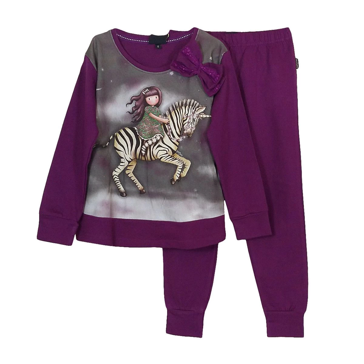 Pigiama Bambina/ragazza The Dark Streak Gorjuss In Caldo Cotone 54659 Y421 - immagine 2