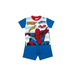 Pigiama Neonato Estivo Spiderman Marvel In Cotone MV10027 Y743