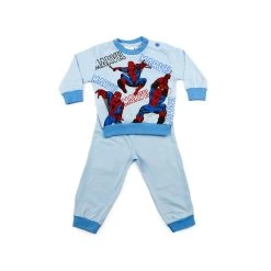 Pigiama Bimbo Spiderman Marvel In Cotone Da 12 A 30 Mesi MV10026 Y323
