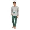 Pigiama Uomo Relax Happy People In Caldo Cotone 5024 Z520