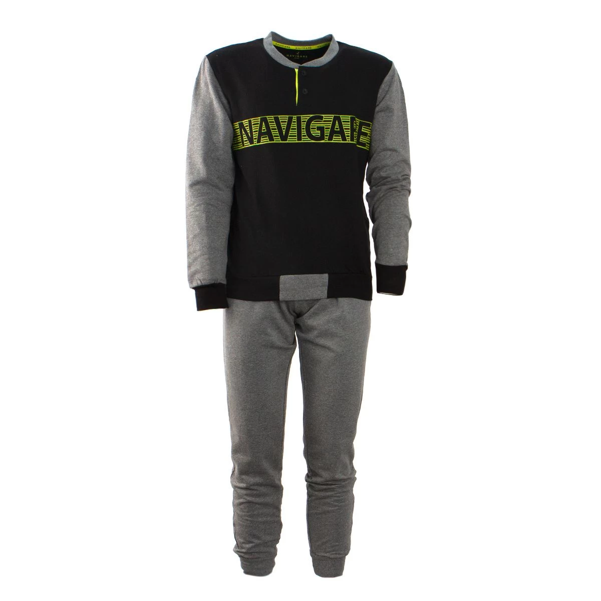 Pigiama Uomo Navigare In Felpa 141371 K922 - immagine 2