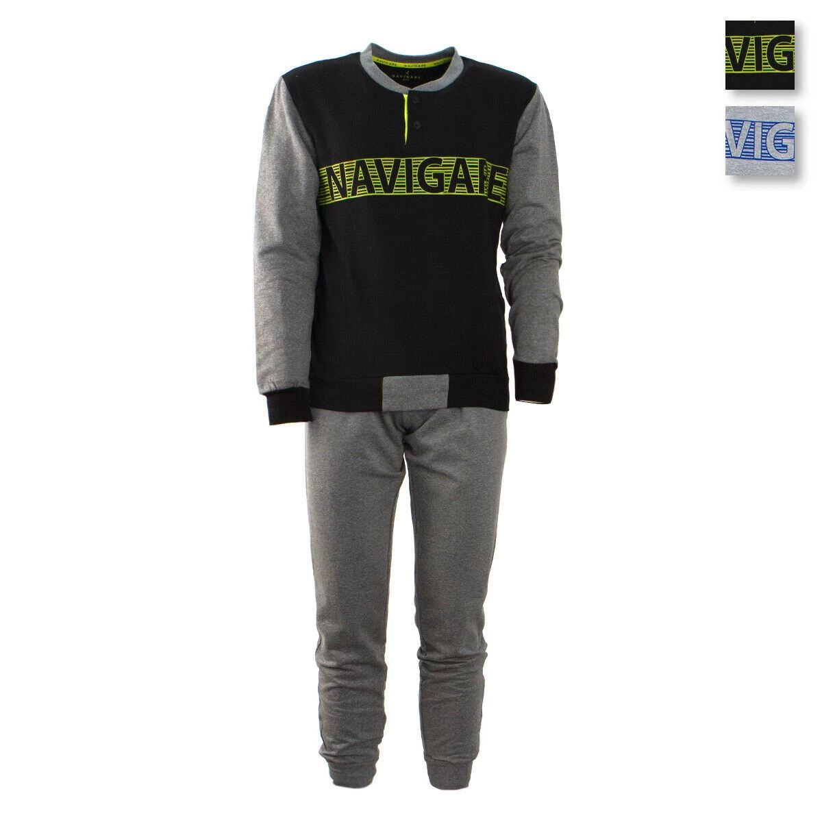 Pigiama Uomo Navigare In Felpa 141371 K922