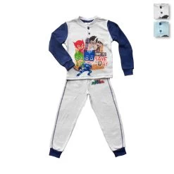 Pigiama Bambino Super Pigiamini Pj Masks In Caldo Cotone PL16157 T240