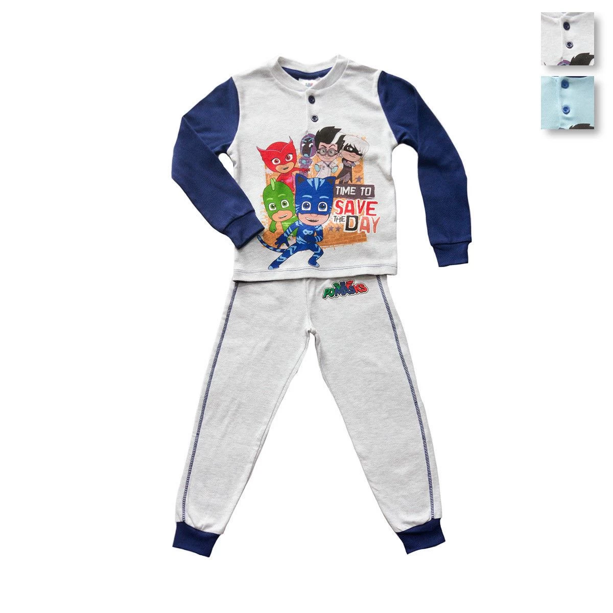 Pigiama Bambino Super Pigiamini Pj Masks In Caldo Cotone PL16157 T240