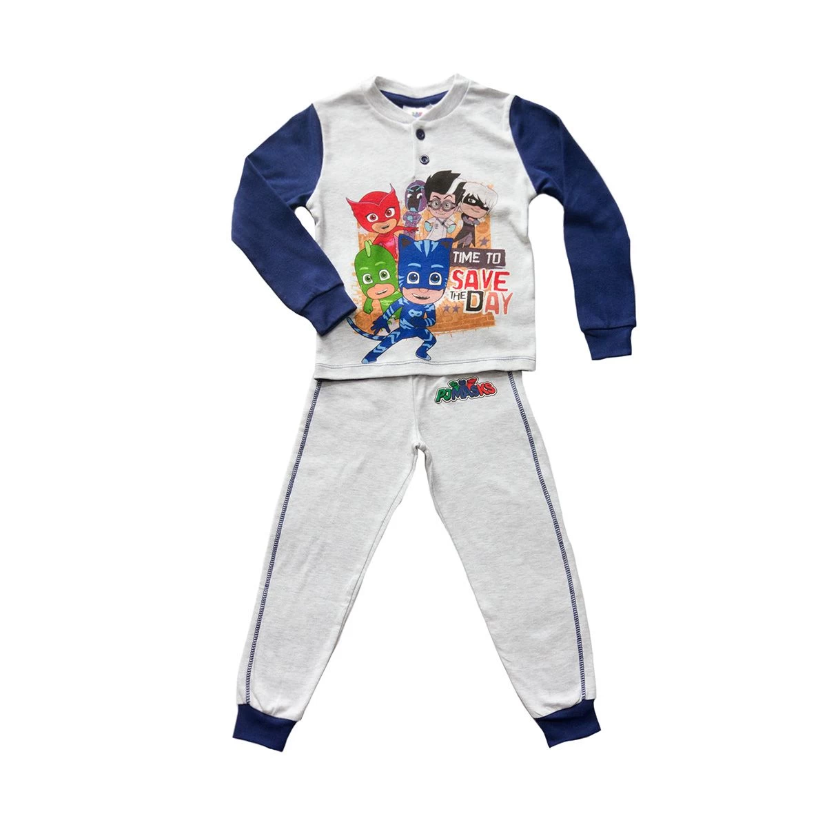 Pigiama Bambino Super Pigiamini Pj Masks In Caldo Cotone PL16157 T240 - immagine 2