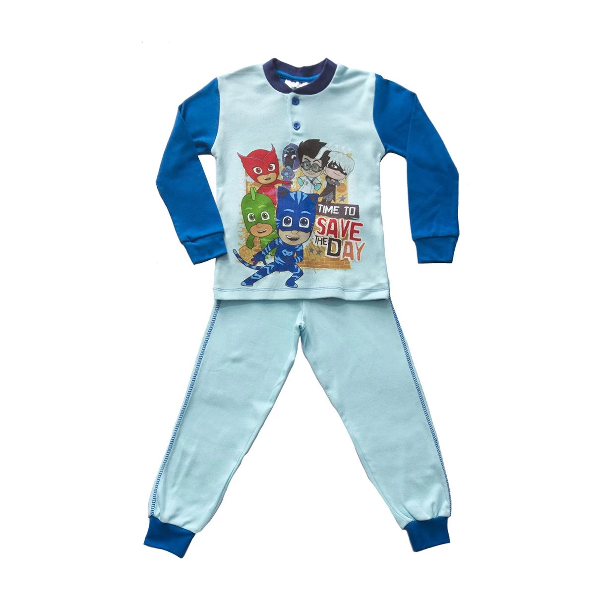 Pigiama Bambino Super Pigiamini Pj Masks In Caldo Cotone PL16157 T240 - immagine 3