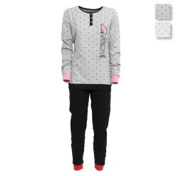 Pigiama Donna Is A Cat Kissimo Serafino In Caldo Cotone D2009 T860