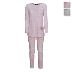 Pigiama Donna Linclalor Manica Lunga In Viscosa 02373 S773