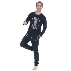 Pigiama Uomo Scozzese Di Happy People In Caldo Cotone 4295 T345