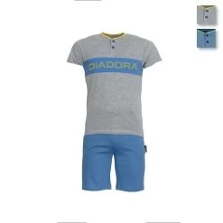 Pigiama Estivo Da Ragazzo Diadora DPJ65521S In Cotone S781