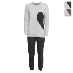 Pigiama Donna Character Invernale In Caldo Cotone P970 S928