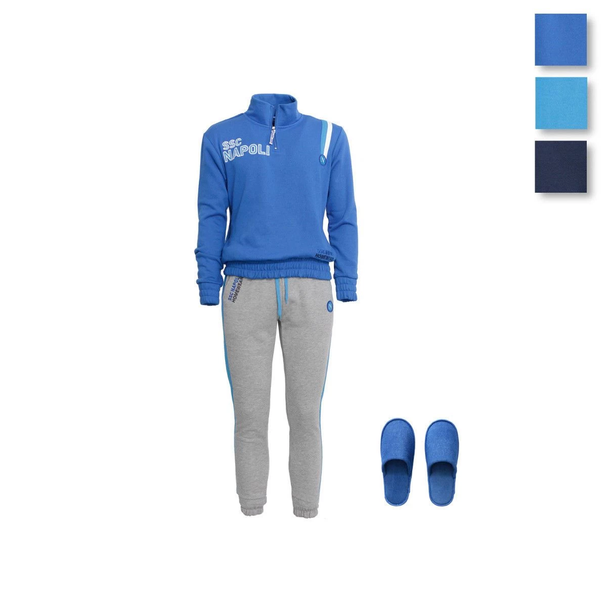 Pigiama Tuta Bambino SSC Napoli Ufficiale Invernale Felpa A18K1N90549 T382