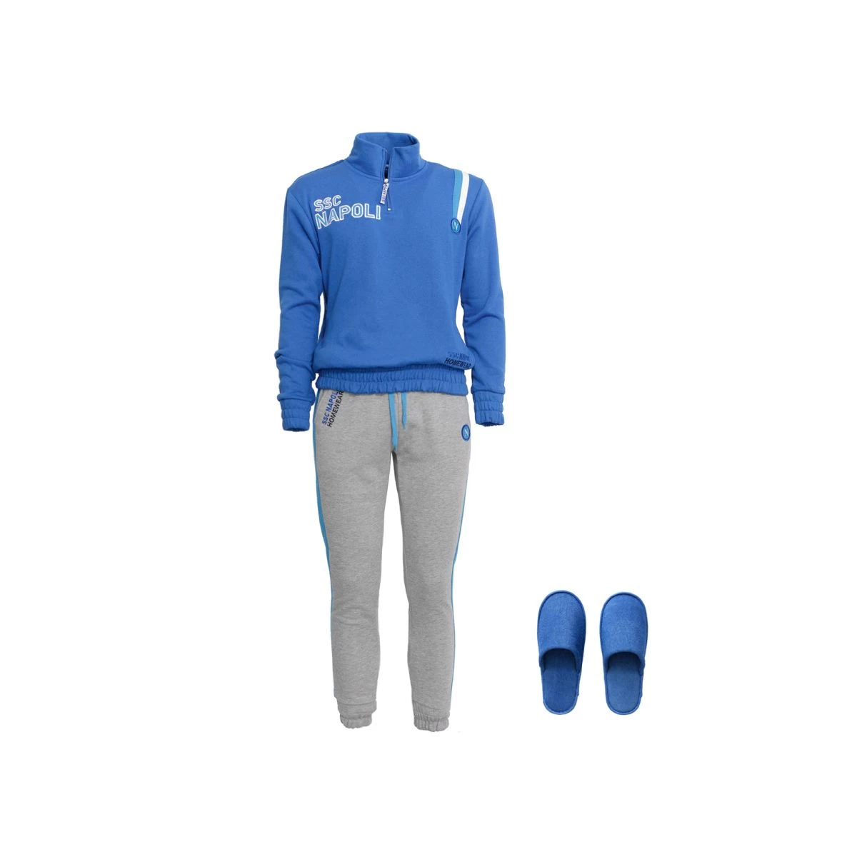 Pigiama Tuta Bambino SSC Napoli Ufficiale Invernale Felpa A18K1N90549 T382 - immagine 2