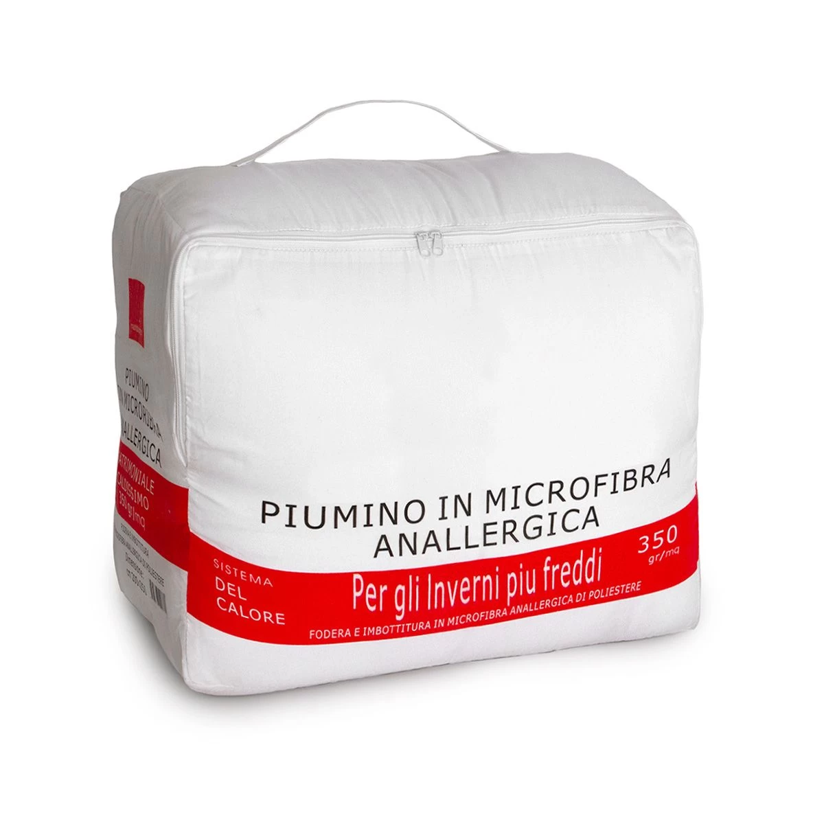 Piumino Invernale Anallergico In Microfibra 350 Gr/mq - Dimensioni Varie W438 - immagine 3