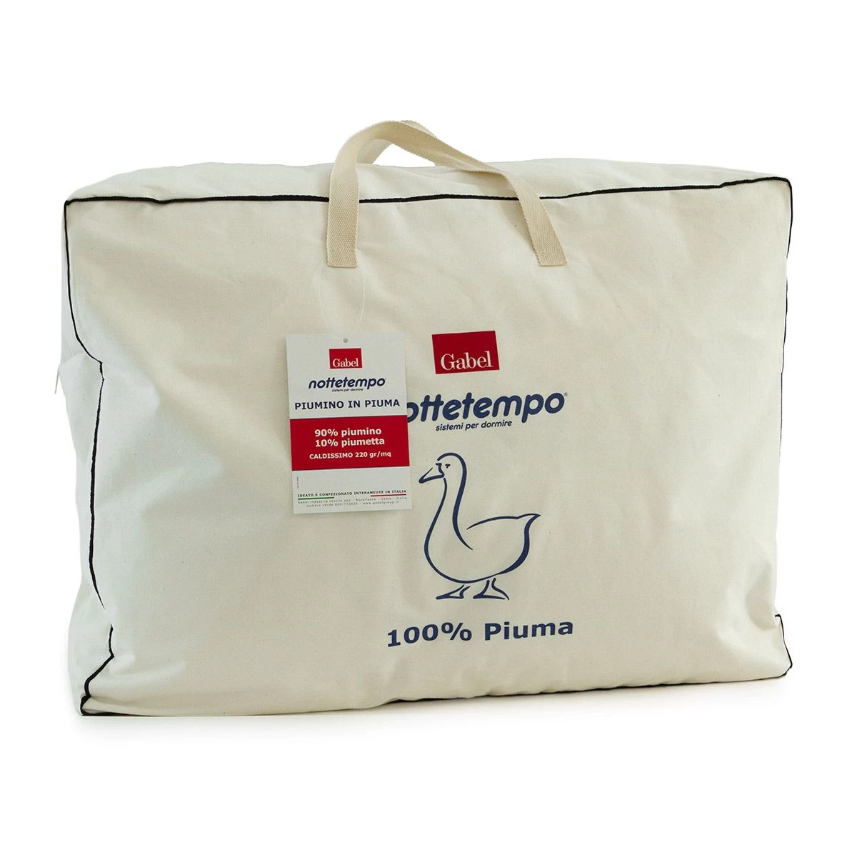 Piumino Gabel Piuma D'oca Una Piazza E Mezza 90% Piumino 10% Piumetta M256 - immagine 2