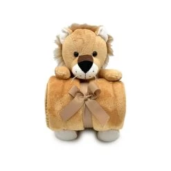 Plaid Pile 75x90 Cm Con Peluche Leone Z535