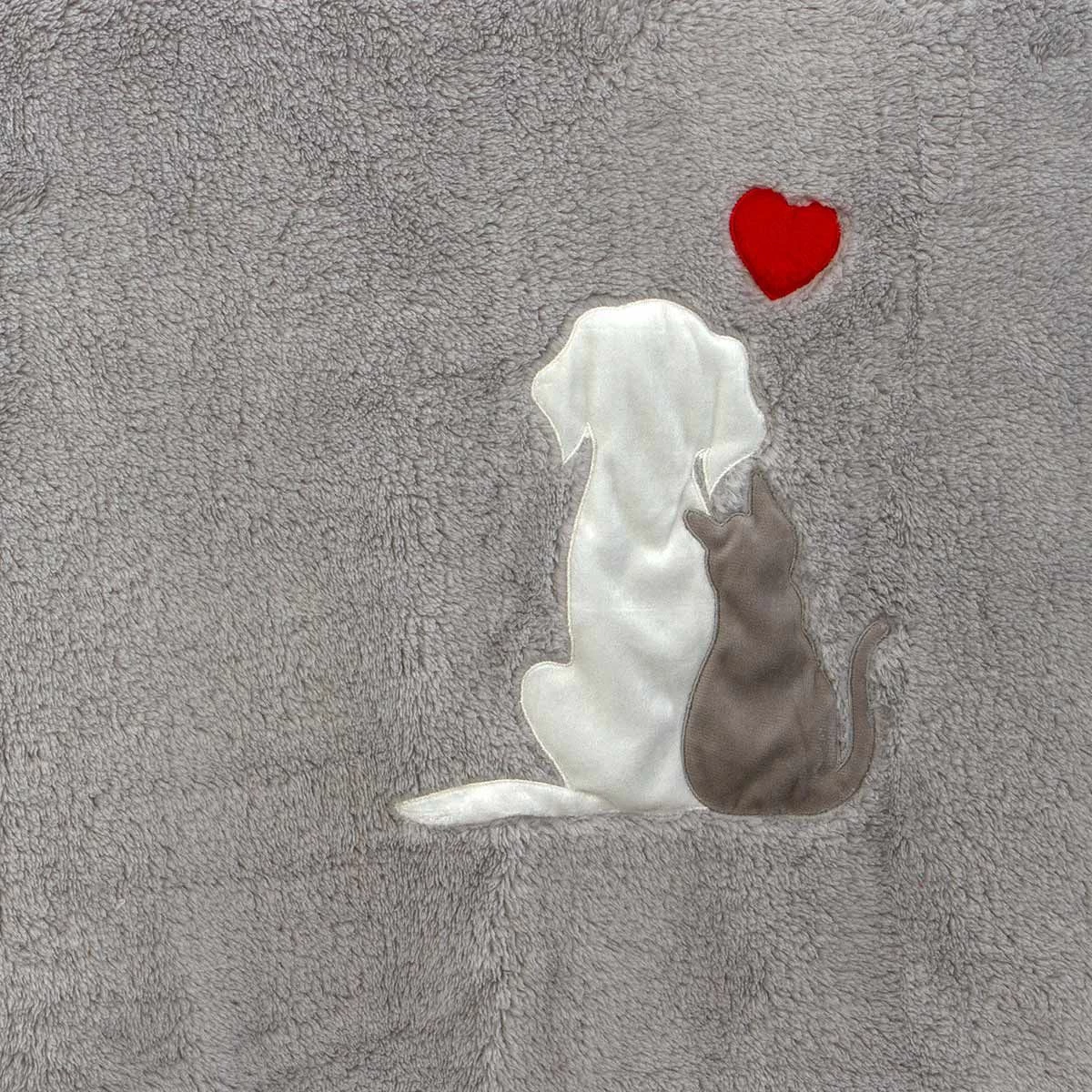 Coperta Plaid Animal Love In Sherpa Super Soffice 130x160 Cm W253 - immagine 2