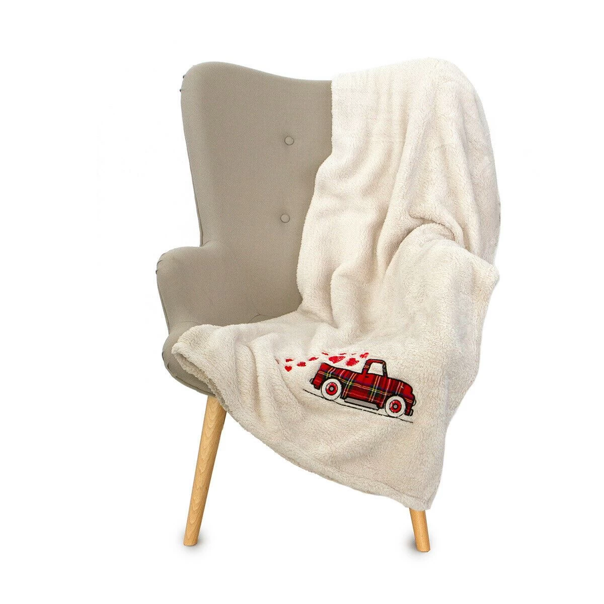 Coperta Plaid Van In Sherpa Super Soffice 130x160 Cm W250