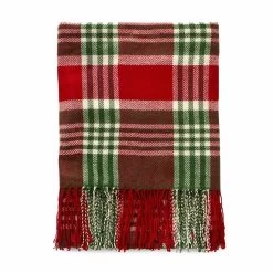 Plaid Sciarpa Scozzese C/frange Brixton Di Novia 130x160 Cm V413