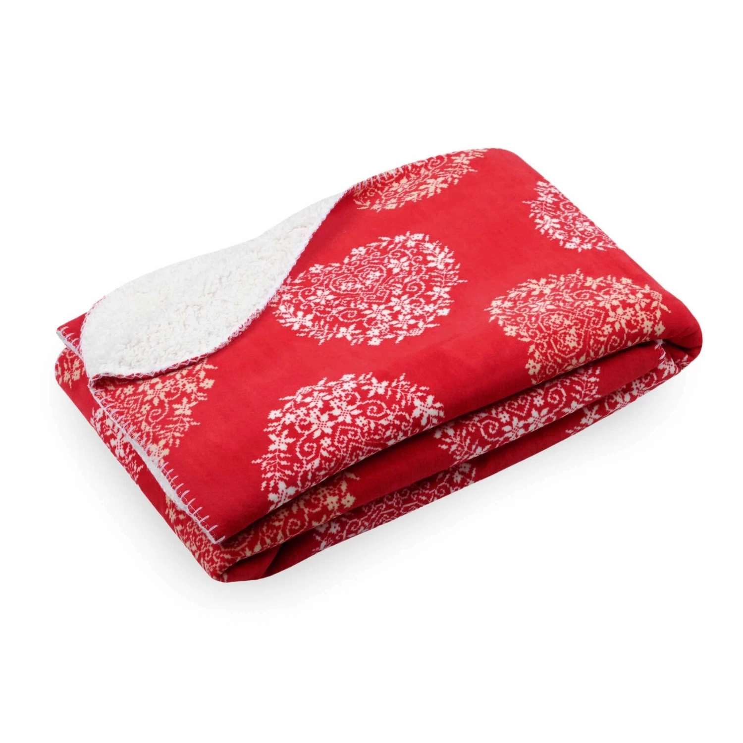 Plaid In Pile Darla Tirolese Retro Agnellato 130x150 Cm R608 - immagine 3