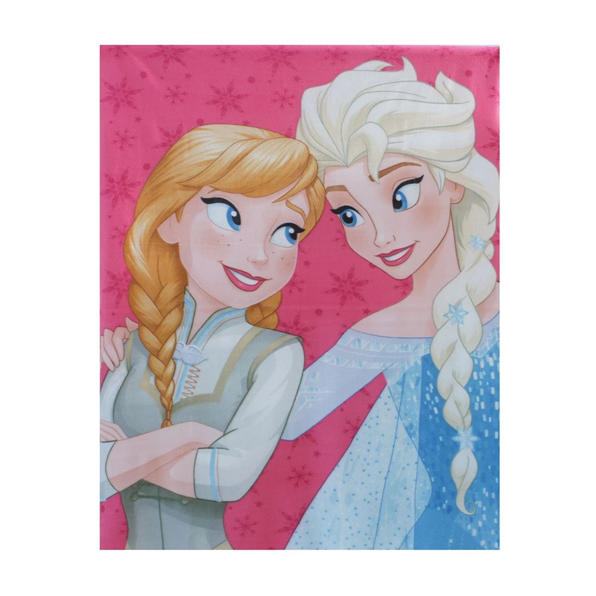Plaid Frozen Anna E Elsa Luce Di Stelle Disney In Pile 120x150 Cm N768